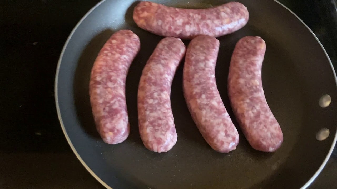 Jason Falls Cooks Johnsonville Brats