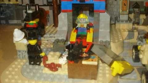 speed build of Lego 5978: sphinx secret surprise