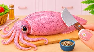 Tiny Seafood Recipe 🦑 Let's Make Spicy Korean Stir Fried Squid by Petite Cooking screenshot 5