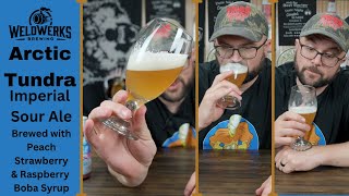 Weldwerks Brewing Co Arctic Tundra Imperial Boba Sour | Craft Beer Review