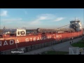 Cargo Ship Time-Lapse, WHITEFISH BAY Lowered at Lock 3, Welland Canal (2016)