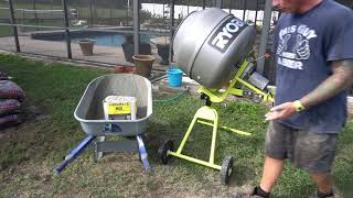 Ryobi 5 Cu. ft Concrete Mixer Review