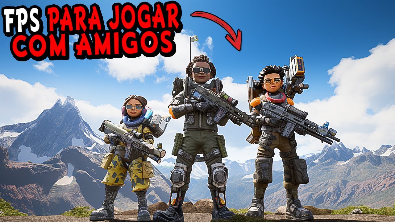 OS MELHORES JOGOS DE FPS/TIRO PARA JOGAR COM AMIGOS NO ANDROID ! 