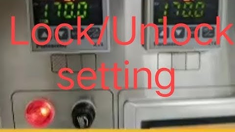 panasonic kt4 Lock/Unlock setting