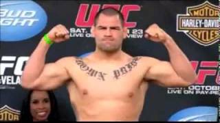 UFC 121 weigh in Brock Lesnar vs Cain Velasquez