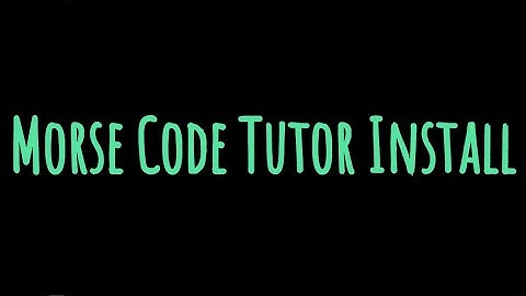 How To Install xcwcp (Morse Code Tutor) On A Raspberry Pi Single Board Computer