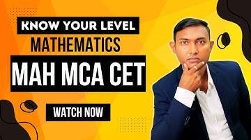 MAH MCA CET 2024 Question Paper Set 2 | Mathematics #mahmca2025 #mcacet #mcacetprepaparationstrategy