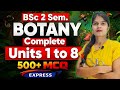 B.Sc. 2nd Semester Botany || MAHA MARATHON🔥 || Important Objective Questions @BrainfullStudy