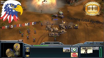Command and Conquer Generals Training Campaign (USA Faction) (No commentary)
