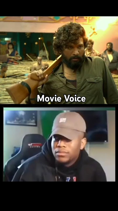 pushpa 2 real voice 😅 #pushpa #pushpa2 #alluarjun #movie #shortsfeed #funny