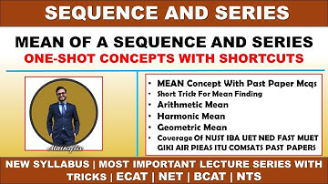 Sequence and Series | Mean Concept | Arithmetic Mean | Harmonic Mean | Geometric Mean | Lecture 04