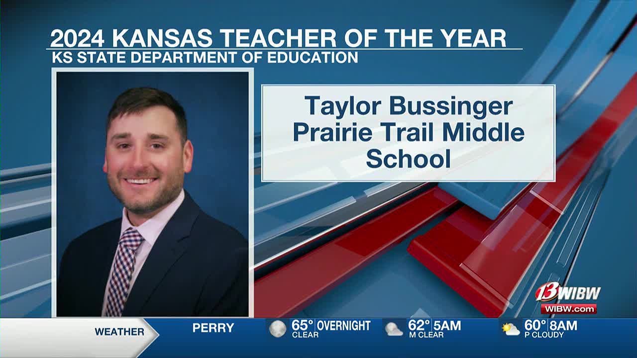 Prairie Trail Middle School educator named 2024 Kansas Teacher of the