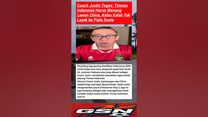 Timnas Indonesia Harus Menang Lawan China, Kalau Kalah Tak Layak ke Piala Dunia #timnasindonesia