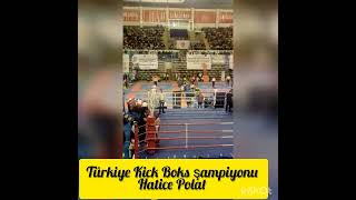 Hatice Polat Türkiye Kick Boks Şampiyonu Resimi