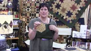 Layered Patchwork Demonstration featuring Hexagons - Kansas Troubles Quilters