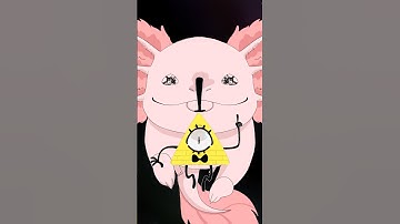 I don’t think he likes the theraprism #gravityfalls #drawing #bookofbill #art #billcipher #axolotl