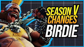 ALL Birdie Changes - Season V - Street Fighter V Champion Edition