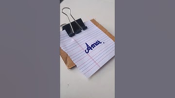 Amar in cursive writing✍️#shortvideo #signature #satisfying #shorts