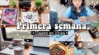 ✨Primera semana de clases✨//vlog, apuntes, clases, bujo...