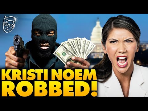 🚨Trump DHS Secretary Kristi Noem ROBBED By Thief in Mask | Badge, Cash, Government Documents STOLEN
