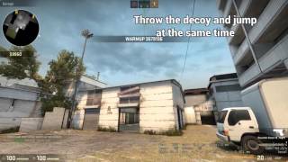Popping vent from T side with decoy on de_cache