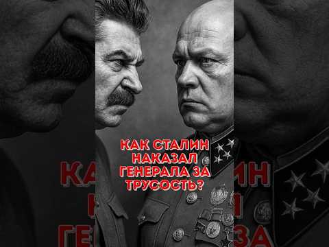 Как Сталин наказал генерала за трусость?