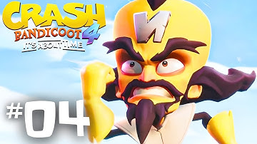 CRASH BANDICOOT 4 ITS ABOUT TIME Gameplay Walkthrough Part 4 - NEO CORTEX BOSS FIGHT - No Commentary