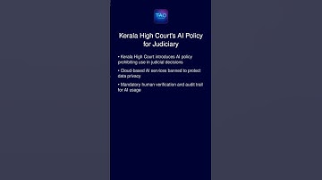 Kerala High Court Restricts AI Use in Judicial Decisions #AIethics #LawTech