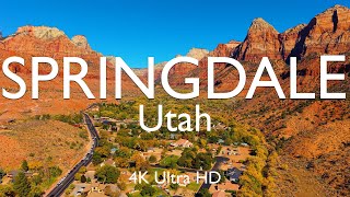 Springdale, Utah by Drone 🇺🇸 [4K]