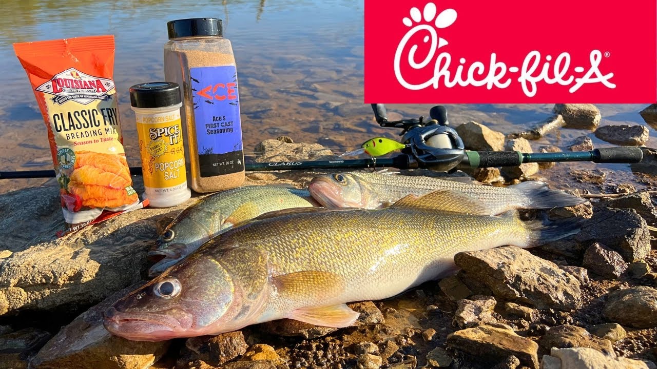 Fishing for Dinner - Big WALLEYE Cookout (Chick-fil-A Theme) 