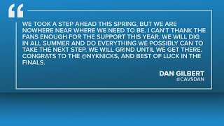 What Cleveland Cavaliers owner Dan Gilbert is saying after swept by New York Knicks in NBA Playoffs