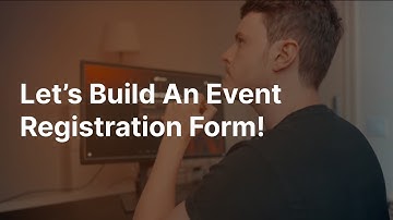 Build an Event Registration Form in minutes using WeWeb