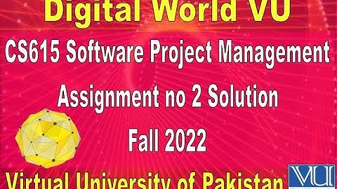CS615 Assignment no 2 Solution Fall 2022