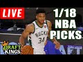 *LIVE* DRAFTKINGS & YAHOO NBA PICKS/Q&A | MONDAY 1/18/21 | NBA DFS PICKS