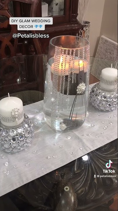 Petalisbless Diy - Diy Glamorous Candle Holder Centerpiece Petalisbless Diy - Diy Glamorous Candle Holder Centerpiece