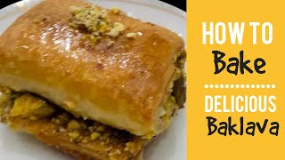 Easy and Simple Baklava | Layered Baklava |  Simple Arabic Sweet Recipe |  Baklava from scratch