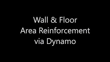Floor & Wall Area Reinforcement