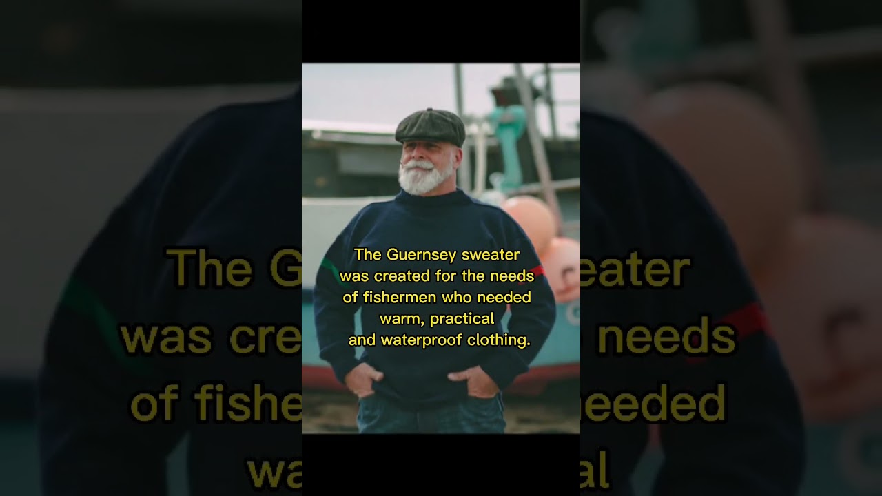 History of clothes and fashion GUERNSEY SWEATER 🇬🇬 