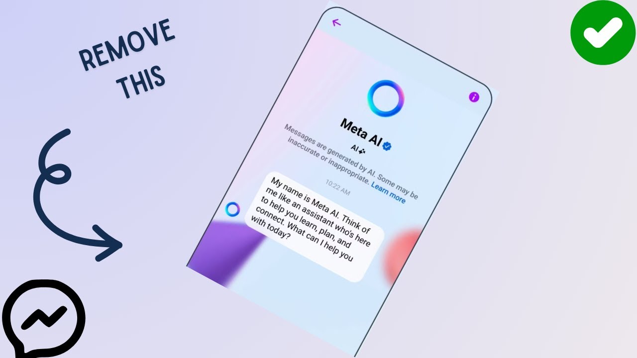 How to Remove Meta AI on Messenger - YouTube