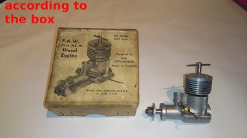 PAW 2.5 cc Diesel engine