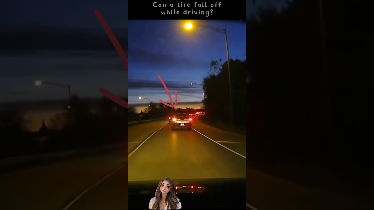 Can a tire fall off while driving?