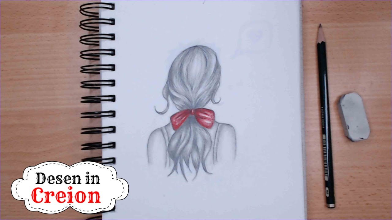 Desenez in CREION - O Fata cu Funda Rosie | Desenez si Colorez - YouTube