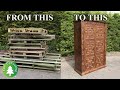 Pallet Wood Furniture. A Magical Wardrobe made out of Nothing But Recycled Lumber.