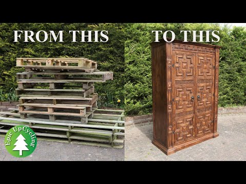 A Magical Wardrobe Inspired By Narnia. Made Out Of Pallets.