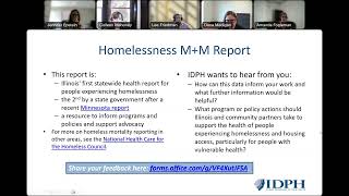 Illinois Homelessness Mortality and Morbidity Report, 2017-2022