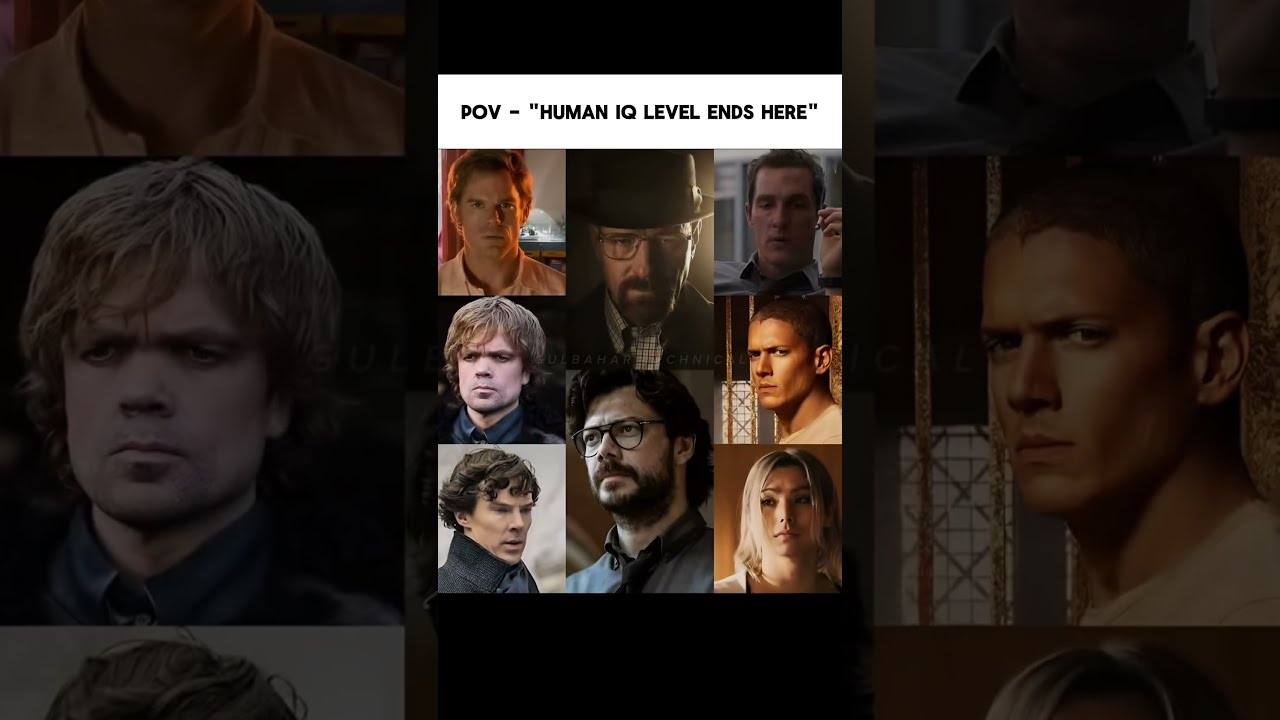 POV Human IQ Ends Here Meet The Smartest TV Show Characters 