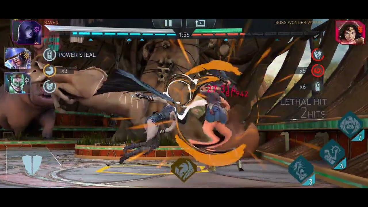 Mythic Wonder Woman ONE SHOT w Raiden - This Is Magic H7T2 - Injustice ...