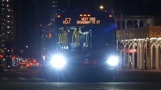 MTA New York City Bus 2018 New Flyer "Xcelsior" XD40 7581 On The M57 @ 57th Street & 7th Avenue