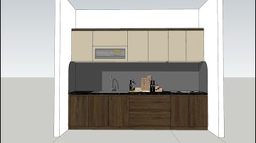 Học sketchup căn bản bài 3: THIẾT KẾ NỘI THẤT ,CÁCH VẼ TỦ BẾP ĐƠN GIẢN , ĐÚNG KỸ THUẬT , CNC ABF