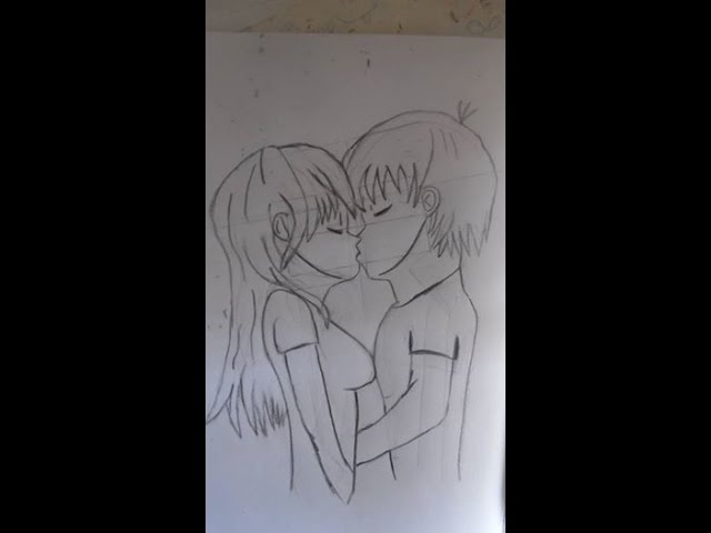 Dessin D Un Couple Qui S Embrasse Youtube